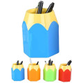 MOQ 50 Creative Cute Plastic Pencil-shaped Pen Holder