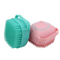 Silicone shampoo brush