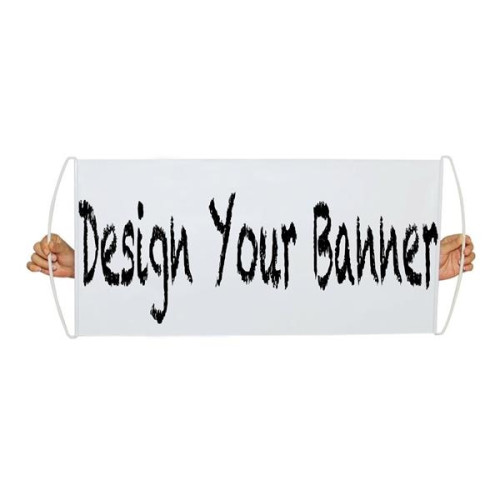 DIY Reusable Handheld Portable Rolling Banner